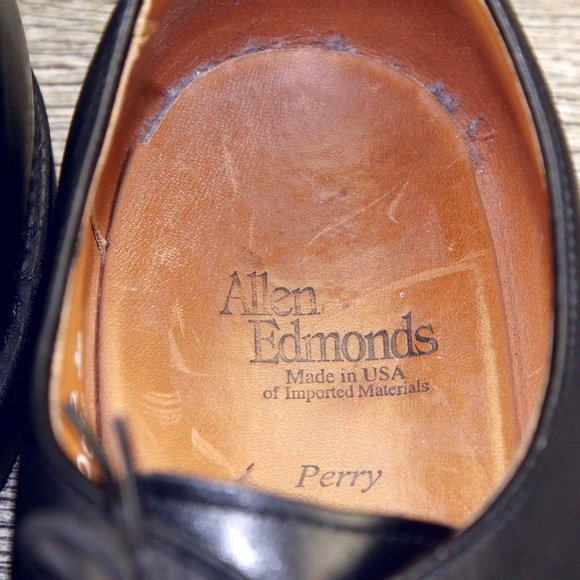 Allen Edmonds PERRY 11.5 D Black * new Flannel Bags (add $15 Cedar Trees) main image 7